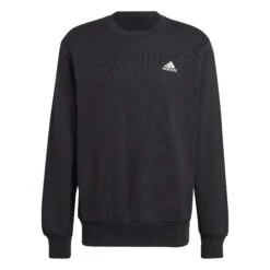 ADIDAS Essentials French Terry Embroidered Small Logo Felpa Uomini - Nero