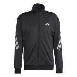 ADIDAS 3-Stripes Knit Giacca Da Allenamento Uomini - Nero, Bianco