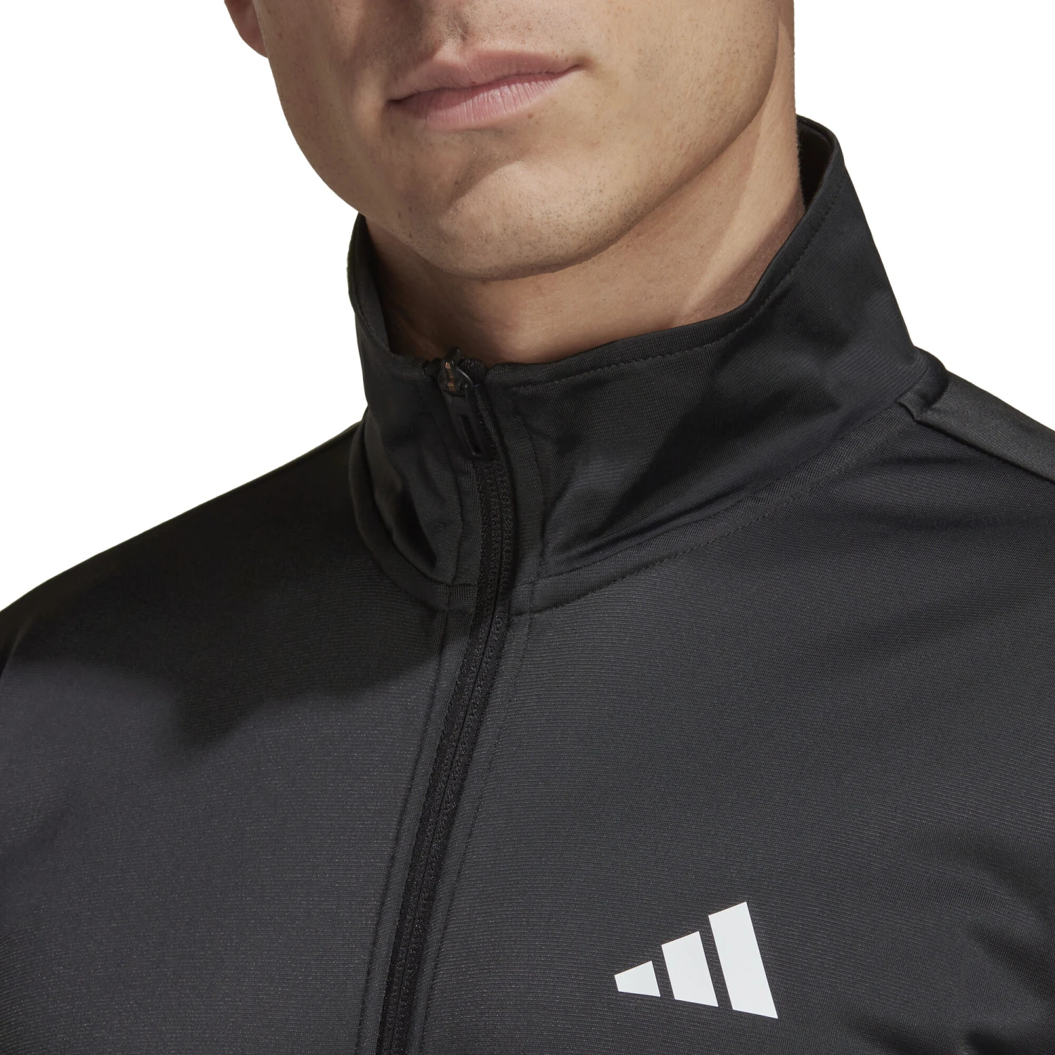 ADIDAS 3-Stripes Knit Giacca Da Allenamento Uomini - Nero, Bianco 7 ADIDAS 3-Stripes Knit Giacca Da Allenamento Uomini - Nero, Bianco - immagine 5