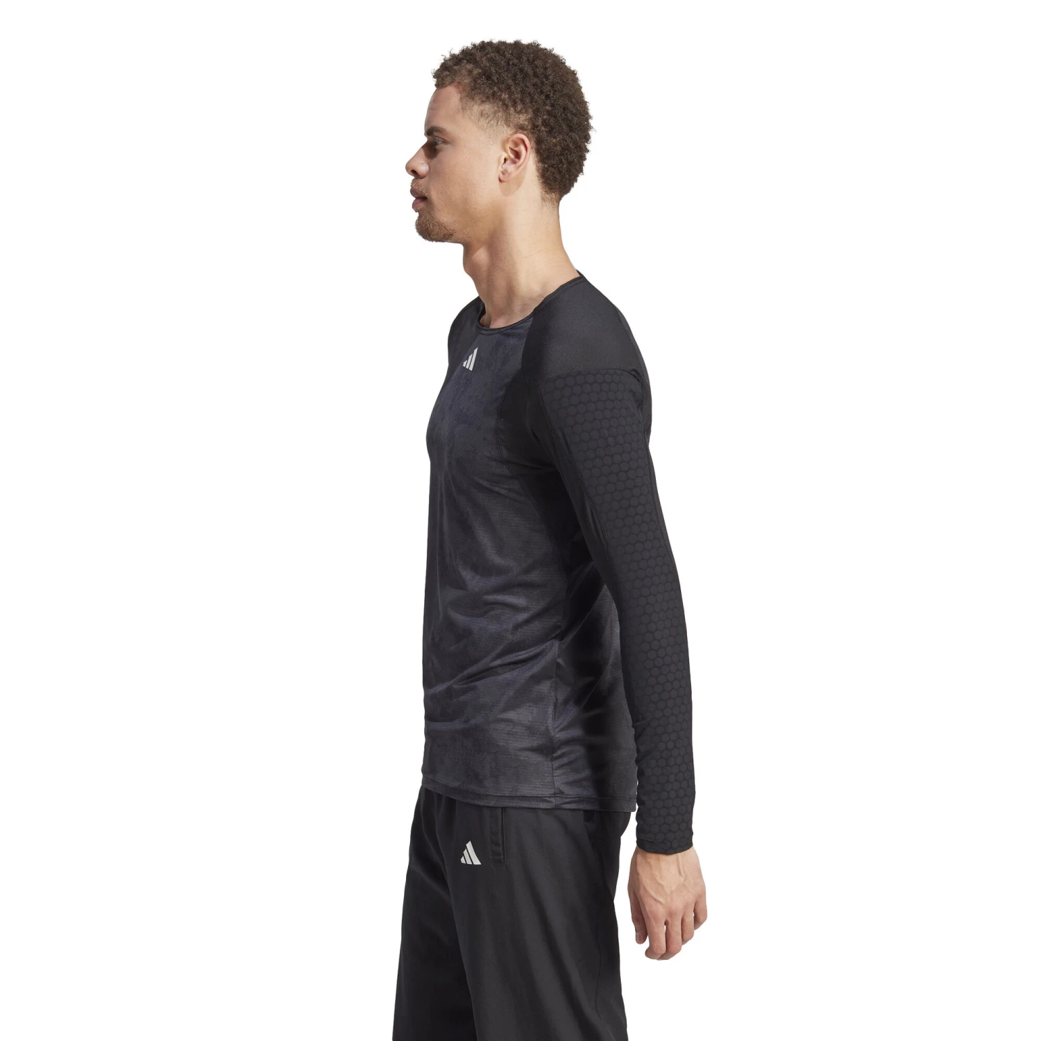 ADIDAS Paris Manica Lunga Uomini - Grigio Scuro, Nero 6 ADIDAS Paris Manica Lunga Uomini - Grigio Scuro, Nero - immagine 4