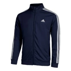 ADIDAS Sportswear Basic 3-Stripes Tricot Tuta Da Allenamento Uomini - Blu Scuro, Bianco -Attrezzatura Da Tennis 18011000 10