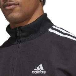 ADIDAS 3-Stripes Woven Tuta Da Allenamento Uomini - Nero, Bianco -Attrezzatura Da Tennis 18015000 18