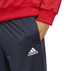 ADIDAS Small Logo Tricot Tuta Da Allenamento Uomini - Rosso, Blu Scuro -Attrezzatura Da Tennis 18017000 17