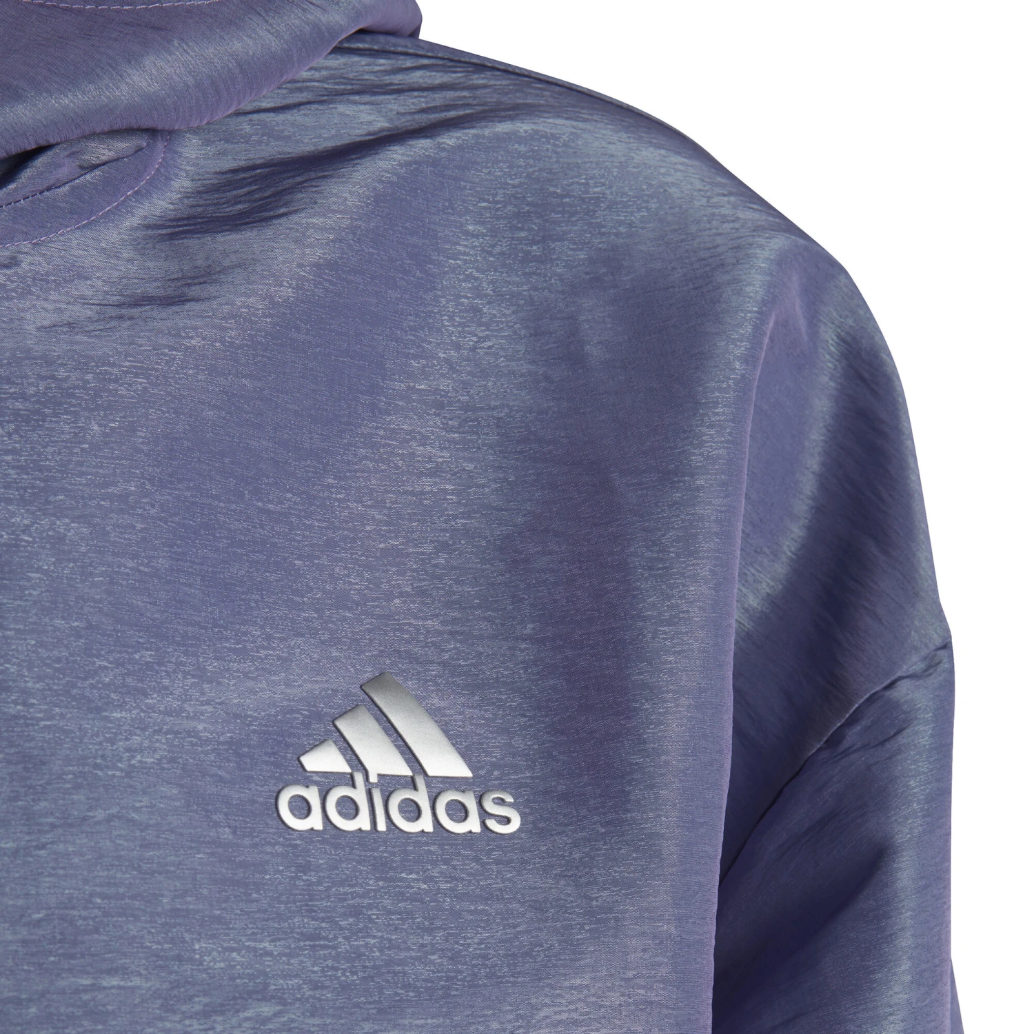 ADIDAS Dance Loose Fit Woven Half-Zip Hooded Giacca Da Allenamento Ragazze - Viola, Mint 6 ADIDAS Dance Loose Fit Woven Half-Zip Hooded Giacca Da Allenamento Ragazze - Viola, Mint - immagine 4