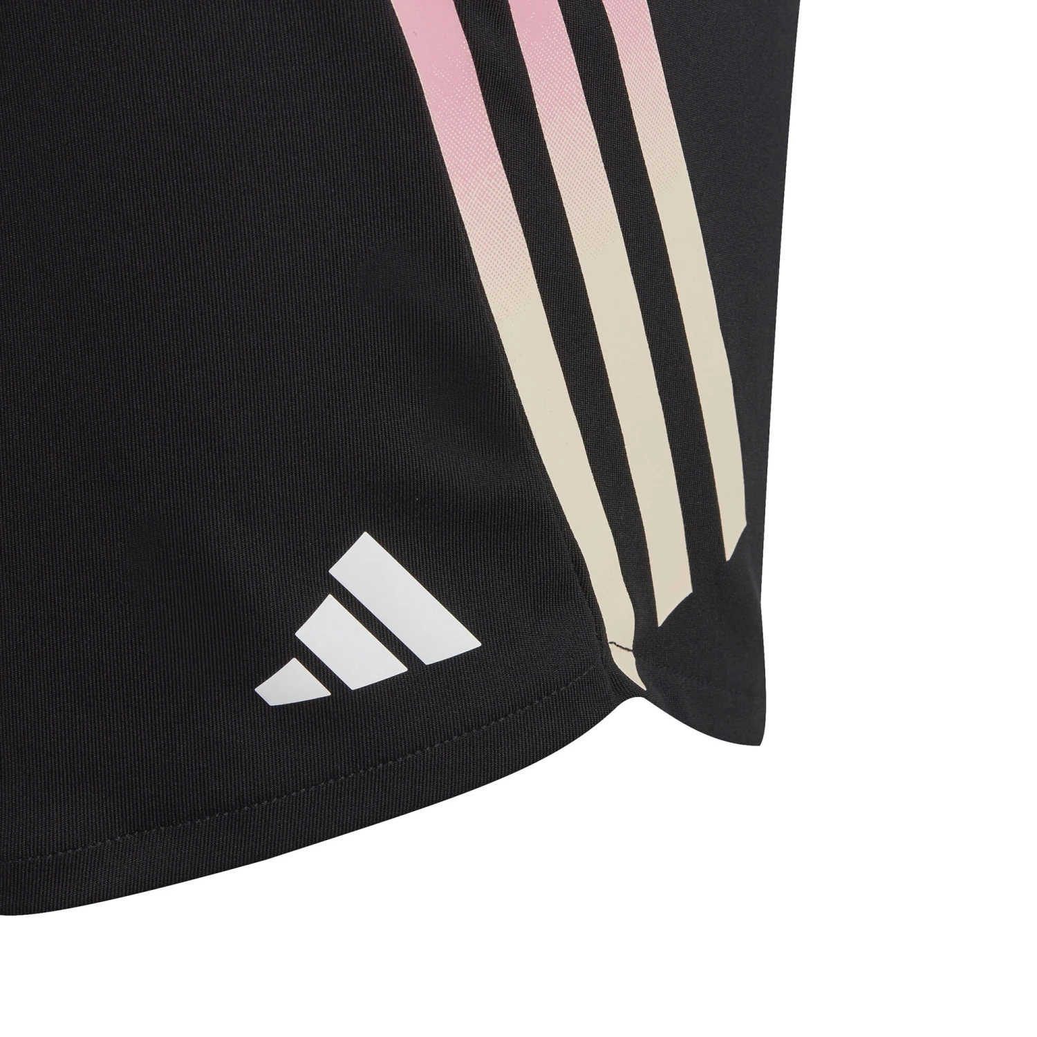 ADIDAS Training AEROREADY 3-Stripes Knit Pantaloncini Ragazze - Nero, Rosa 5 ADIDAS Training AEROREADY 3-Stripes Knit Pantaloncini Ragazze - Nero, Rosa - immagine 3