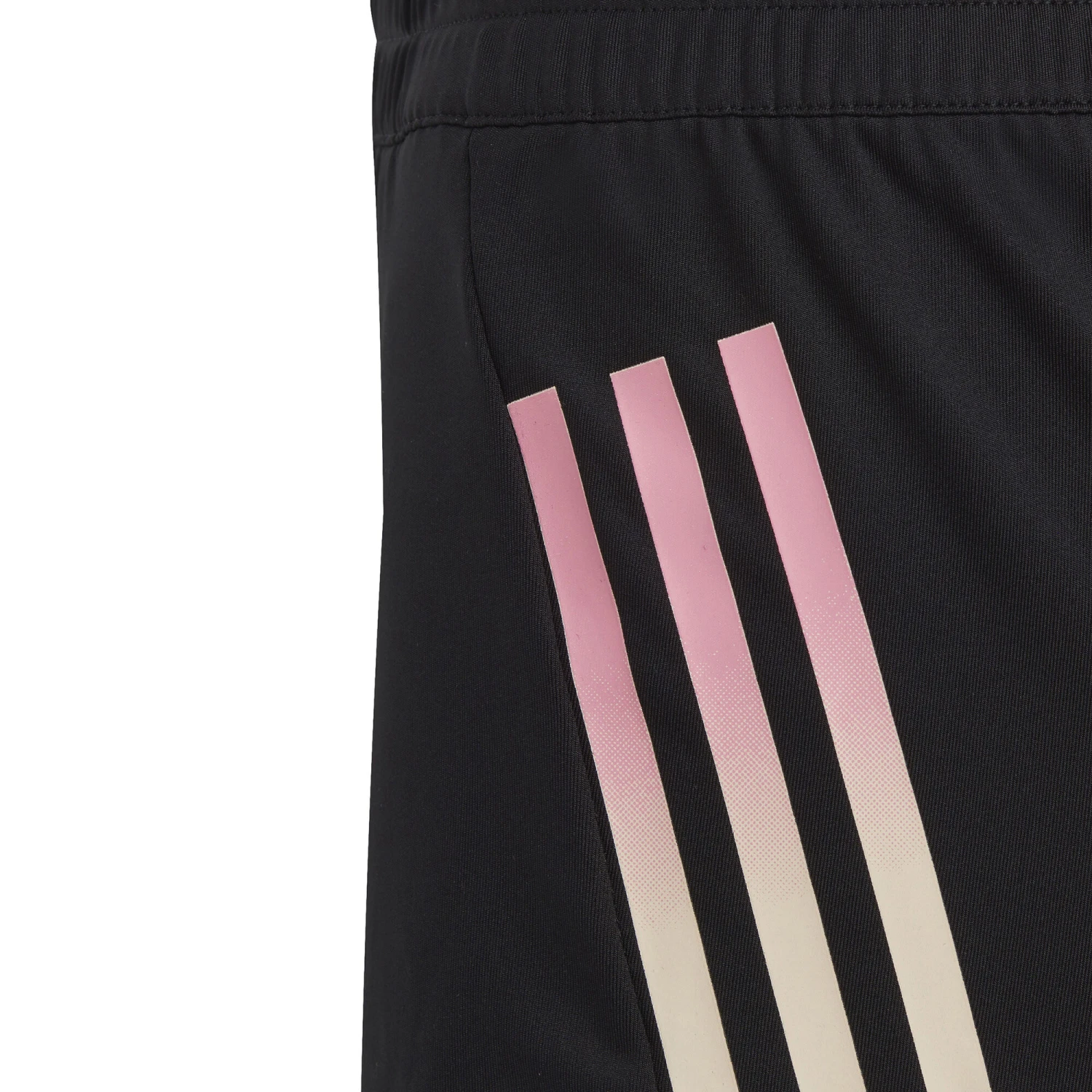 ADIDAS Training AEROREADY 3-Stripes Knit Pantaloncini Ragazze - Nero, Rosa 6 ADIDAS Training AEROREADY 3-Stripes Knit Pantaloncini Ragazze - Nero, Rosa - immagine 4