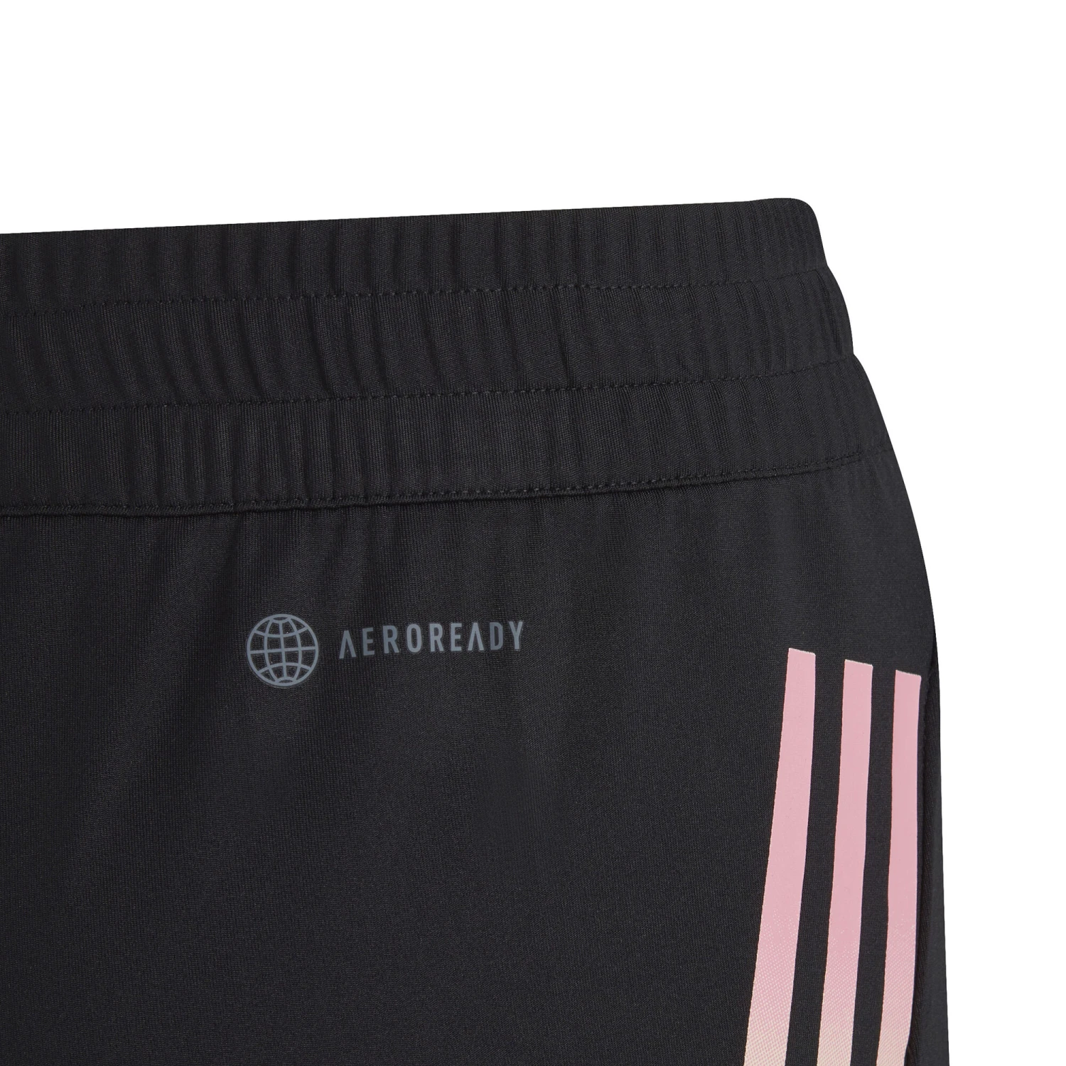 ADIDAS Training AEROREADY 3-Stripes Knit Pantaloncini Ragazze - Nero, Rosa 7 ADIDAS Training AEROREADY 3-Stripes Knit Pantaloncini Ragazze - Nero, Rosa - immagine 5