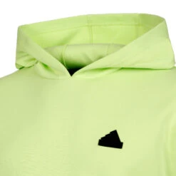 ADIDAS Future Icon 3 Stripes Felpa Con Cappuccio Uomini - Lime, Nero -Attrezzatura Da Tennis 18359000 11