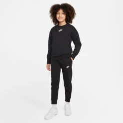 Nike Sportswear Club Fleece Crrew Felpa Ragazze - Nero, Bianco 12 Nike Sportswear Club Fleece Crrew Felpa Ragazze - Nero, Bianco -Attrezzatura Da Tennis 54303000 15