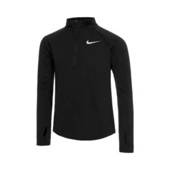 Nike Dri-Fit Manica Lunga Ragazze - Nero