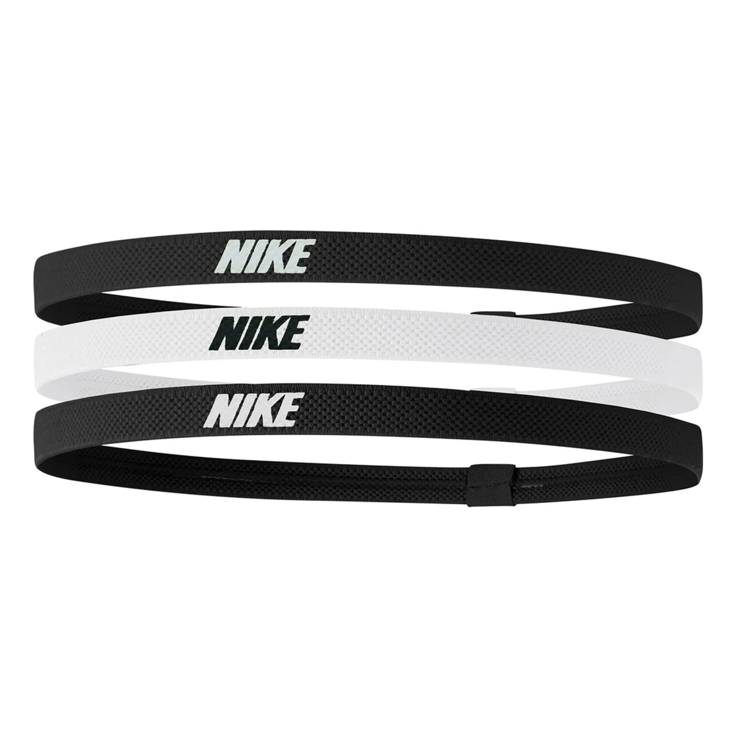Nike Elastic 2.0 Fascia Per Capelli Confezione Da 3 - Nero, Bianco 3 Nike Elastic 2.0 Fascia Per Capelli Confezione Da 3 - Nero, Bianco