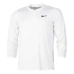 Nike Dri-Fit Advantage Half-Zip Manica Lunga Uomini - Bianco