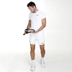 Nike Dri-Fit Advantage Rafa 7in Pantaloncini Uomini - Bianco -Attrezzatura Da Tennis 55582000 12