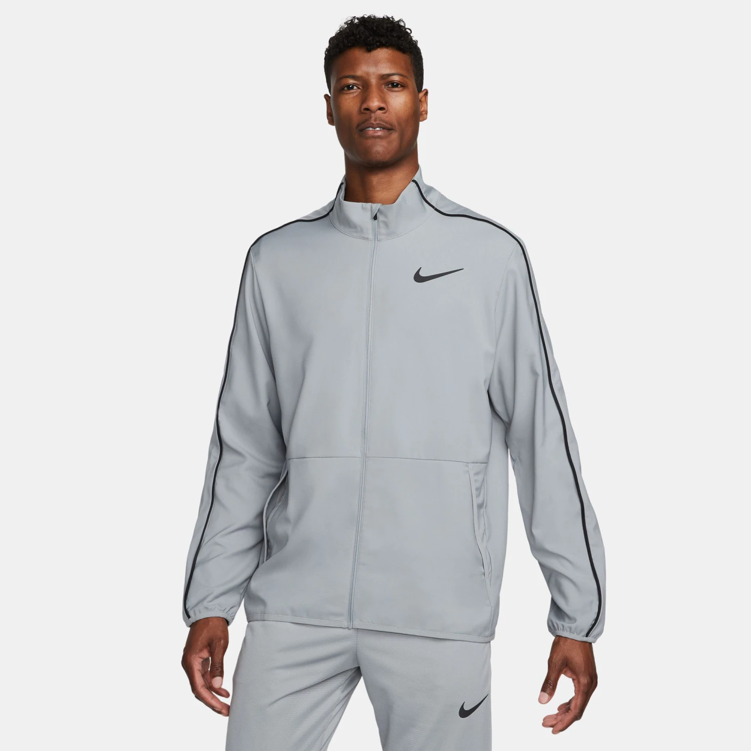 Nike Dri-Fit Team Woven Giacca Da Allenamento Uomini - Grigio 6 Nike Dri-Fit Team Woven Giacca Da Allenamento Uomini - Grigio - immagine 4