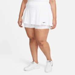 Nike Court Victory Dri-Fit Flouncy Plus Gonna Donna - Bianco -Attrezzatura Da Tennis 55799000 14