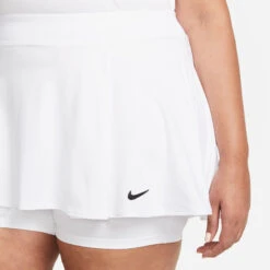 Nike Court Victory Dri-Fit Flouncy Plus Gonna Donna - Bianco -Attrezzatura Da Tennis 55799000 15
