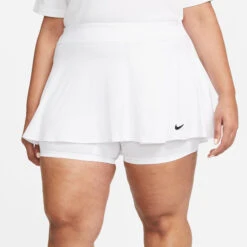 Nike Court Victory Dri-Fit Flouncy Plus Gonna Donna - Bianco -Attrezzatura Da Tennis 55799000 16