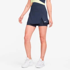 Nike Court Victory Dri-Fit Straight Gonna Donna - Blu Scuro 18 Nike Court Victory Dri-Fit Straight Gonna Donna - Blu Scuro -Attrezzatura Da Tennis 55844000 17