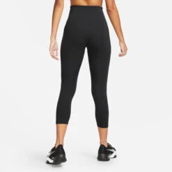 Nike Dri-Fit One High-Rise Crop Calzamaglia Donna - Nero -Attrezzatura Da Tennis 55878000 16