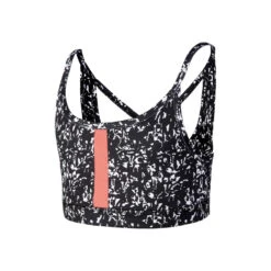 Nike Dri-Fit Icon Indy All Over Print Reggiseni Sportivi Bambini - Nero, Bianco