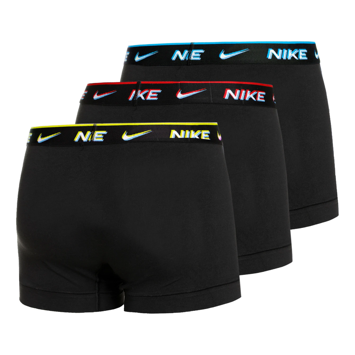 Nike Everyday Cotton Stretch Trunk Boxer Confezione Da 3 Uomini - Nero, Multicolore 4 Nike Everyday Cotton Stretch Trunk Boxer Confezione Da 3 Uomini - Nero, Multicolore - immagine 2
