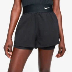 Nike Dri-Fit Advantage Court Pantaloncini Donna - Nero -Attrezzatura Da Tennis 56614000 13