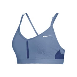 Nike Dri-Fit Indy V-Neck Reggiseni Sportivi Donna - Blu Scuro