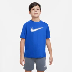 Nike Dri-Fit Graphic Maglietta Ragazzi - Blu, Bianco 12 Nike Dri-Fit Graphic Maglietta Ragazzi - Blu, Bianco -Attrezzatura Da Tennis 56827000 13
