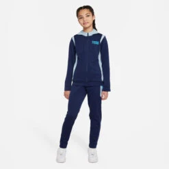 Nike New Sportswear Woven Ovly Tuta Da Allenamento Ragazze - Blu Scuro, Turchese -Attrezzatura Da Tennis 56840000 15