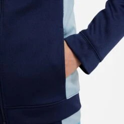 Nike New Sportswear Woven Ovly Tuta Da Allenamento Ragazze - Blu Scuro, Turchese -Attrezzatura Da Tennis 56840000 16