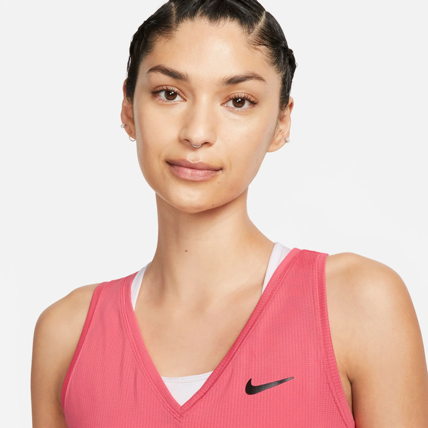 Nike Dri-Fit Court Canottiera Donna - Corallo 10 Nike Dri-Fit Court Canottiera Donna - Corallo - immagine 8