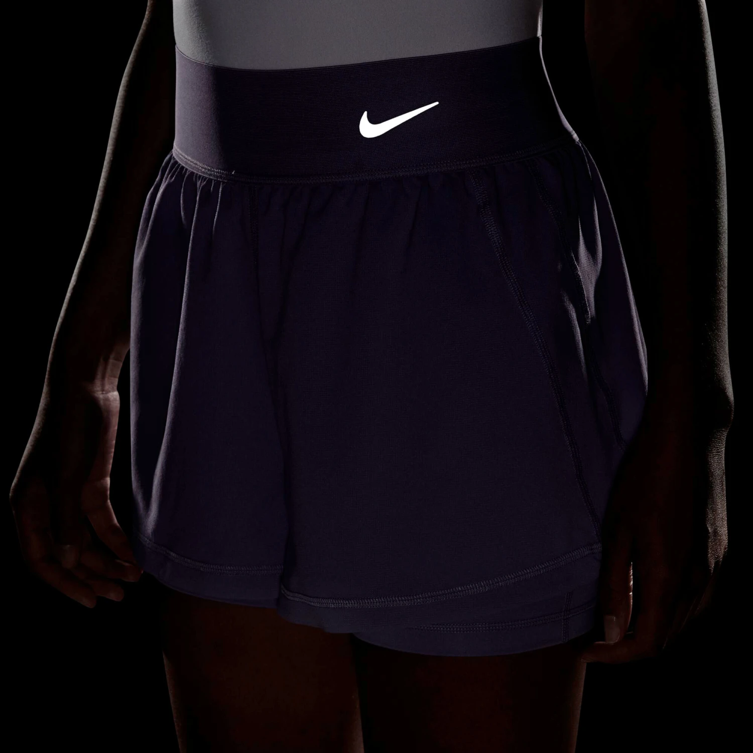 Nike Dri-Fit Advantage Court Pantaloncini Donna - Lilla 11 Nike Dri-Fit Advantage Court Pantaloncini Donna - Lilla - immagine 9
