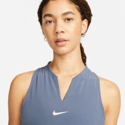Nike Dri-Fit Advantage Abito Donna - Grigio-blu 21 Nike Dri-Fit Advantage Abito Donna - Grigio-blu -Attrezzatura Da Tennis 57052000 16