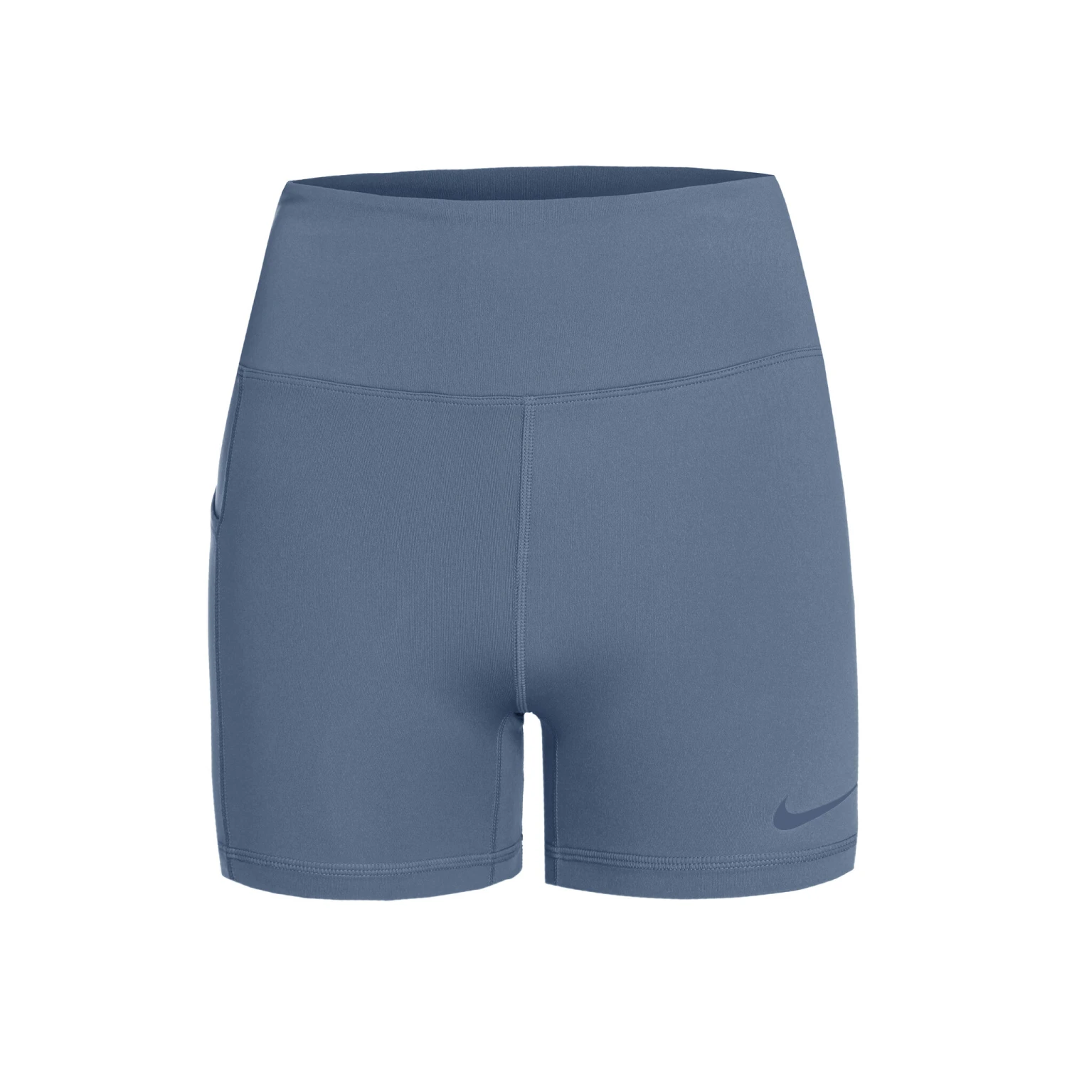Nike Dri-Fit Heritage 4in Pantaloncino Attillato Donna - Grigio-blu 3 Nike Dri-Fit Heritage 4in Pantaloncino Attillato Donna - Grigio-blu