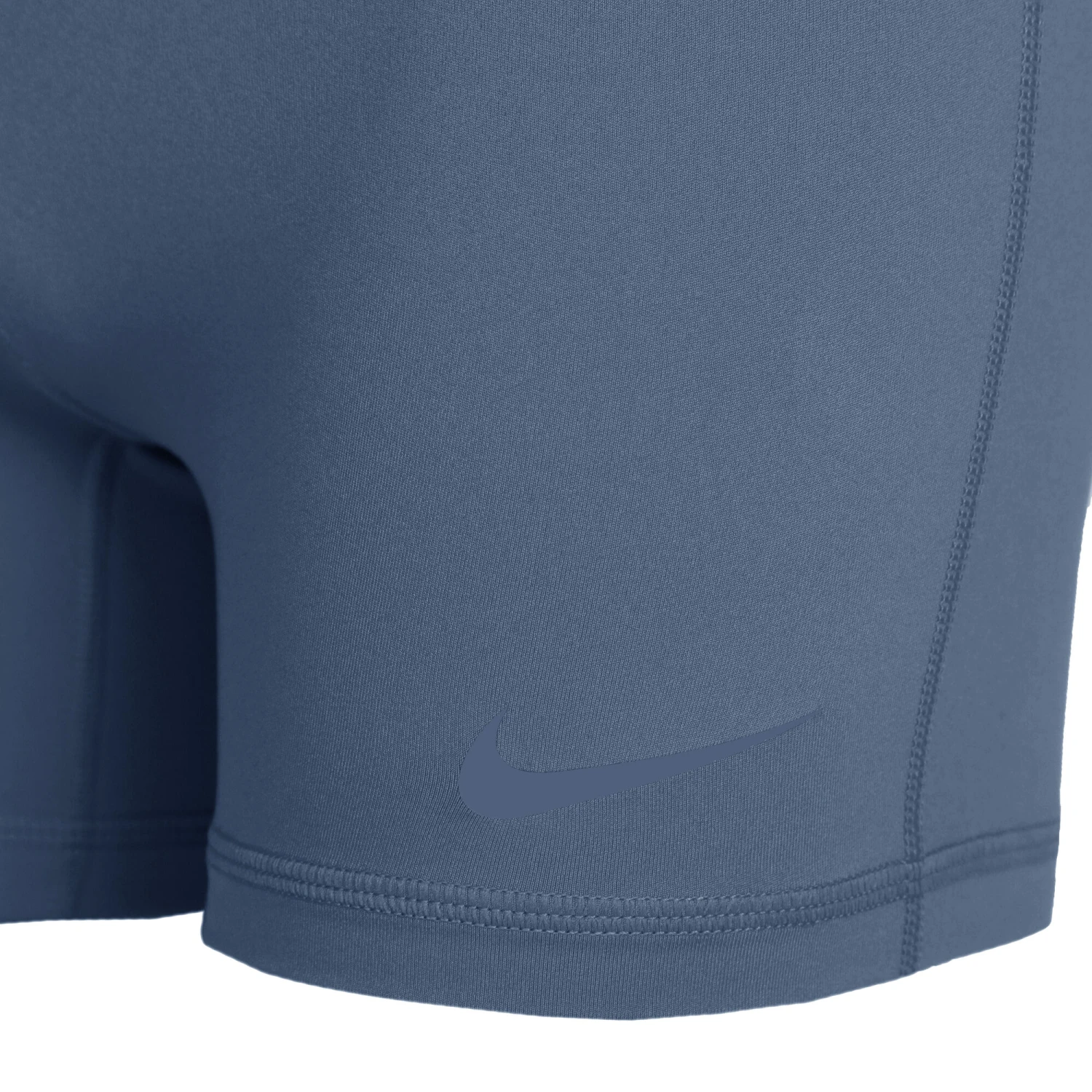Nike Dri-Fit Heritage 4in Pantaloncino Attillato Donna - Grigio-blu 5 Nike Dri-Fit Heritage 4in Pantaloncino Attillato Donna - Grigio-blu - immagine 3