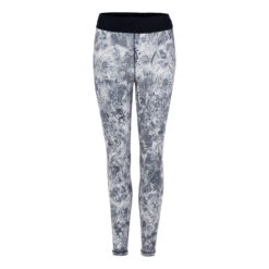Nike Dri-Fit Performance Mid Rise All Over Print Calzamaglia Donna - Bianco, Nero