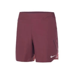 Nike Dri-Fit Court Slam RG Pantaloncini Uomini - Rosso Scuro, Rosa Antico