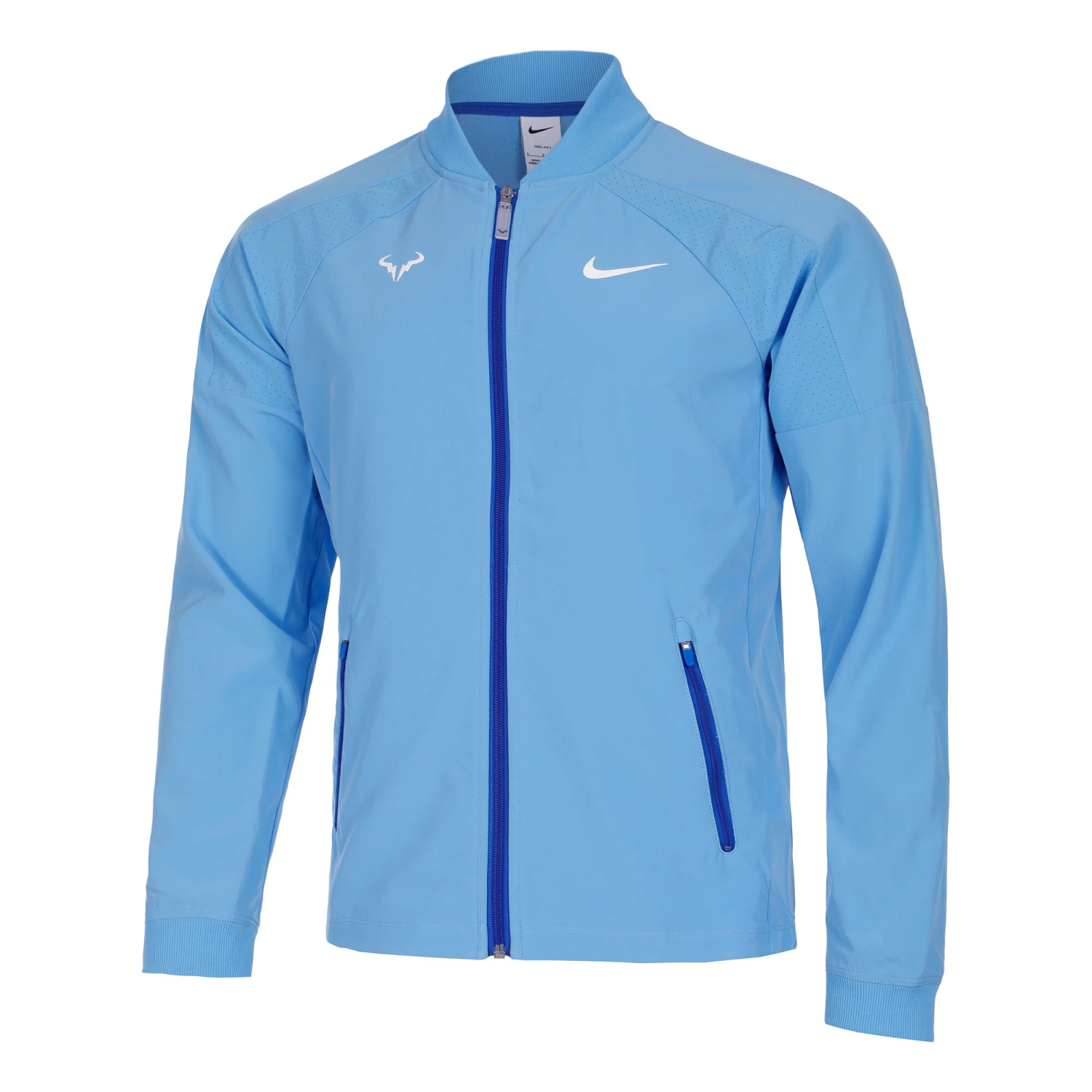 Nike Dri-Fit RAFA MNK Giacca Da Allenamento Uomini - Blu Chiaro 3 Nike Dri-Fit RAFA MNK Giacca Da Allenamento Uomini - Blu Chiaro