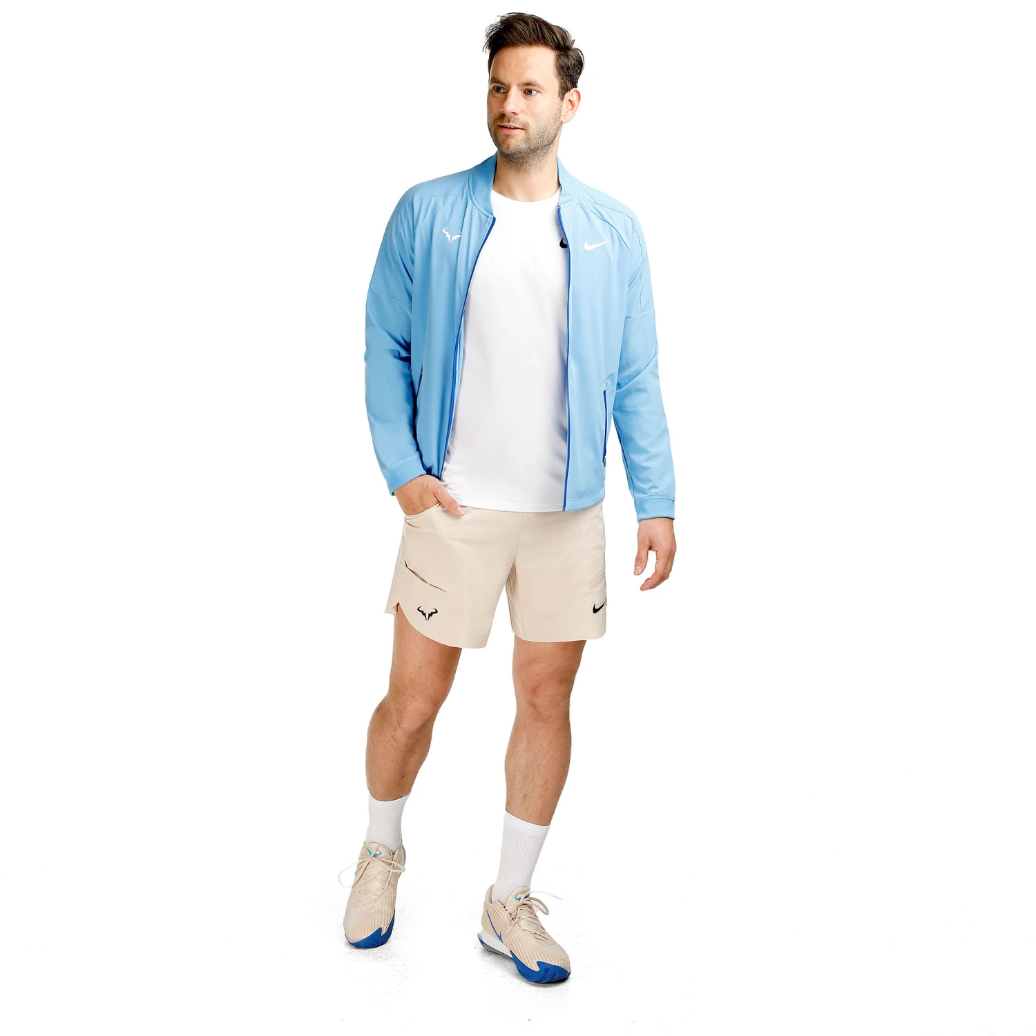 Nike Dri-Fit RAFA MNK Giacca Da Allenamento Uomini - Blu Chiaro 5 Nike Dri-Fit RAFA MNK Giacca Da Allenamento Uomini - Blu Chiaro - immagine 3