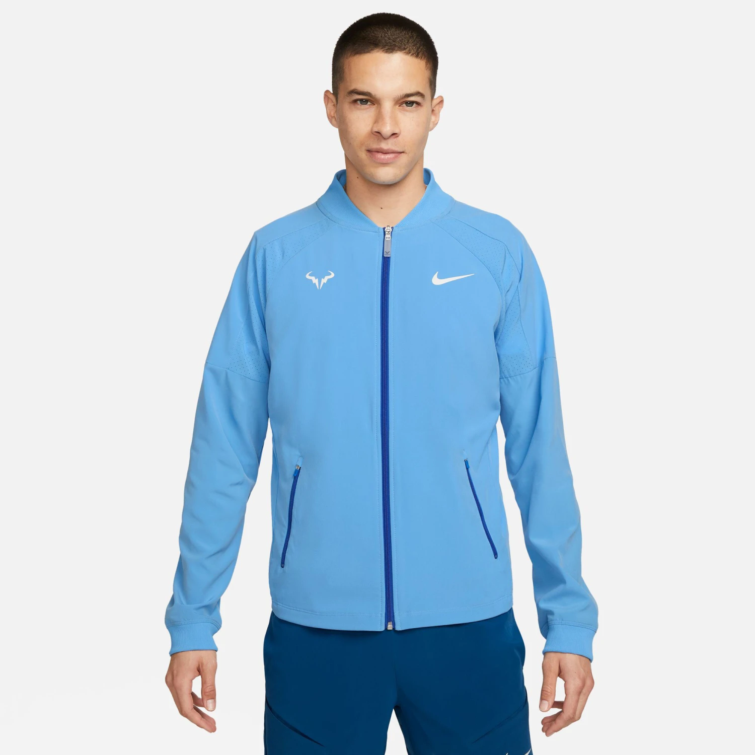 Nike Dri-Fit RAFA MNK Giacca Da Allenamento Uomini - Blu Chiaro 15 Nike Dri-Fit RAFA MNK Giacca Da Allenamento Uomini - Blu Chiaro - immagine 13
