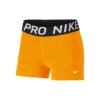 Nike Dri-Fit Big Kids 3in Pantaloncino Attillato Ragazze - Arancione, Nero -Attrezzatura Da Tennis 57311000 000
